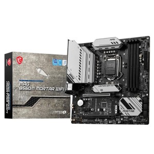 MSI MAG B560M MORTAR WIFI Intel B560 Soket 1200 DDR4 5066MHz (O.C.) M.2 mATX Anakart