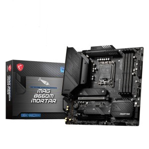 MSI MAG B660M MORTAR Intel B660 Soket 1700 DDR5 6200MHz (O.C.) mATX Anakart