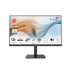 MSI MODERN MD272QP 27" 75Hz 4Ms  2560X1440 (QHD) IPS Type-C Anti-glare Siyah Monitör