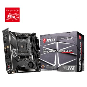 MSI MPG B550I GAMING EDGE MAX WIFI Amd B450 Soket AM4 DDR4 4600Mhz (OC) Mini-ITX Anakart