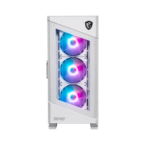 MSI MPG VELOX 100R WHITE Temperli Cam USB Type-C A-RGB Fan Mid-Tower ATX Gaming Bilgisayar Kasası