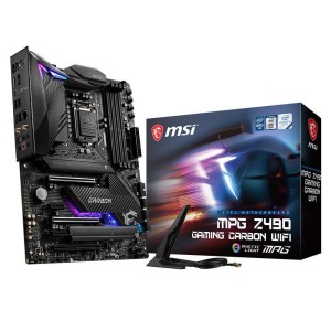 MSI MPG Z490 GAMING CARBON WIFI Intel Z490 Soket 1200 DDR4 4800(OC) M.2 Anakart