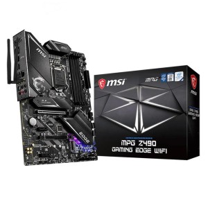 MSI MPG Z490 GAMING EDGE WIFI Intel Z490 Soket 1200 DDR4 4800Mhz (O.C) M.2 ATX Anakart