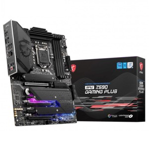 MSI MPG Z590 GAMING PLUS Intel Z590 Soket 1200 DDR4 5333Mhz (O.C) M.2 ATX Anakart