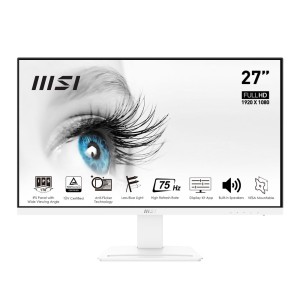 MSI PRO MP273W 27" 75Hz  5Ms 1920x1080 (FHD) IPS BEYAZ PRO MONITOR