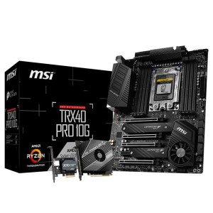 MSI TRX40 PRO 10G Amd TRX40 Soket sTRX DDR4 4600MHz (OC) M.2 ATX Anakart