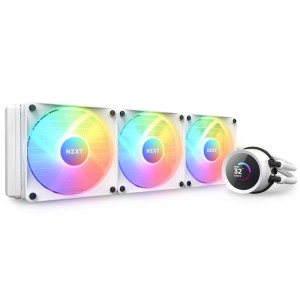 NZXT Kraken 360 White RGB AIO LCD Display 360 mm Uyumlu Sıvı Soğutucu