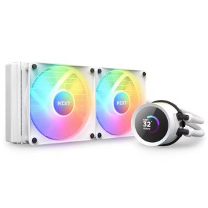 NZXT Kraken Elite Beyaz 240mm LCD Ekranlı RGB Fanlı İşlemci Sıvı Soğutucu