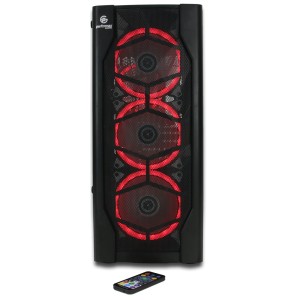 PERFORMAX GAMING Inferno Temperli Camlı  650W 80 Plus Bronze RGB Siyah Kasa