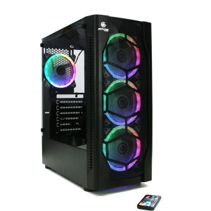 PERFORMAX GAMING Inferno Temperli Camlı  650W 80 Plus Bronze RGB Siyah Kasa