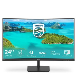 PHILIPS 241E1SC-00 23.6" 75Hz 4ms VA FreeSync VGA HDMI Full HD Kavisli Monitör