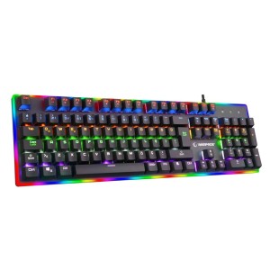 RAMPAGE BYGAME-K1 RGB Led Frame Rainbow Mekanik Blue Switch Gaming Klavye