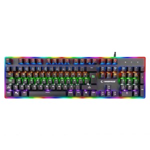 RAMPAGE BYGAME-K1 RGB Led Frame Rainbow Mekanik Blue Switch Gaming Klavye