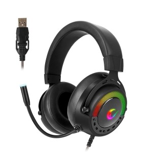 RAMPAGE BYGAME-X1 USB 7.1 Surround Rgb Ledli Mikrofonlu Gaming Kulaklık