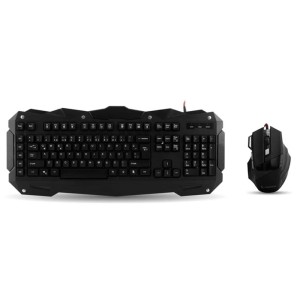 Rampage KM-R1 Siyah Usb Makrolu Ledli Türkçe Q Multimedia Gaming Klavye + Mouse Set