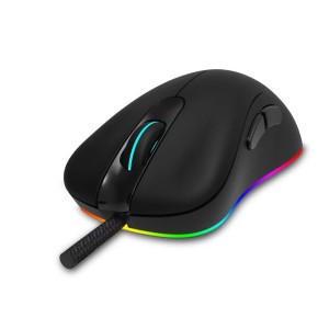 RAMPAGE SMX-R50 HOWL Usb Siyah RGB Işıklı Macro USB 6400 DPI Gaming Mouse