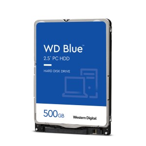 WD Blue 2.5" 500GB 128MB WD5000LPZX SATA 6 Gb/s 5400 RPM Harddisk