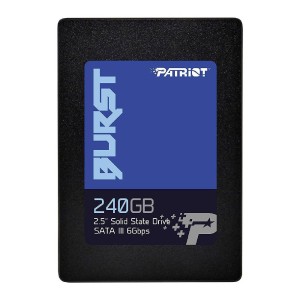 PATROIT 240GB BURST Sata 3.0 7mm 2.5" SSD Okuma Hızı 560 MB / Yazma Hızı 540MB 