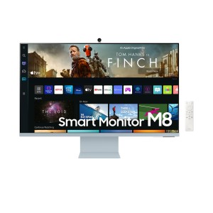 SAMSUNG M8LS32BM80BUUXUF 32”60Hz 4Ms UHD Dahili Kameralı Gün Işığı Mavisi Akıllı Monitör