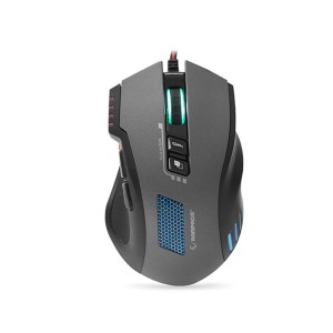 RAMPAGE SMX-R80 Usb Gri/Siyah 3200dpi RGB Makrolu Gaming Mouse