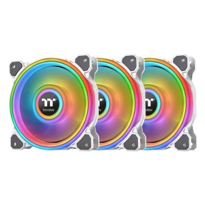 THERMALTAKE Quad Riing 3 x 140mm RGB Beyaz Fan + Kontrolcü