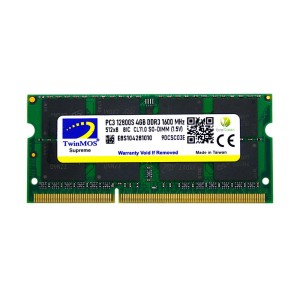 TwinMOS MDD34GB1600N 4GB 1600MHz DDR3 CL11 1.5V Notebook Ram