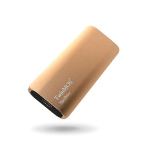 TwinMOS 1TB PSSDGGBMED32-G Gold USB 3.2/Type-C  Okuma Hızı 580MB / Yazma Hızı 550MB Harici SSD