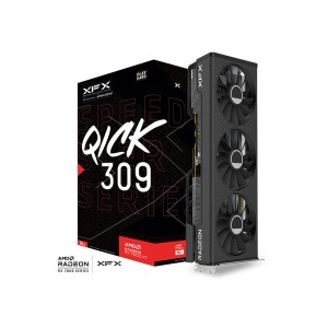 XFX SPEEDSTER QICK309 RADEON RX 7600 XT 16GB GDDR6 128Bit FSR 3 AMD Ekran Kartı-RX-76TQICKBP