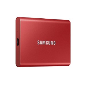 SAMSUNG 500GB MU-PC500R/WW Portable T7 Kırmızı USB 3.2 Okuma Hızı 1050MB / Yazma Hızı 1000MB SSD