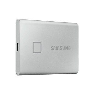 SAMSUNG 2TB MU-PC2T0S/WW Portable T7 Touch Silver USB 3.2 Okuma Hızı 1050MB / Yazma Hızı 1000MB SSD