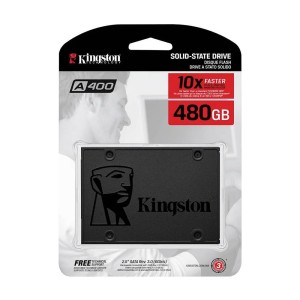 Kingston 480GB A400 SA400S37/480G Sata 3.0 Cache SSD Okuma Hızı 500MB / Yazma Hızı 450MB