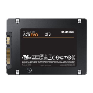 SAMSUNG 2TB MZ-77E2T0BW 870 EVO SATA 3.0 SSD Okuma Hızı 560MB / Yazma Hızı 530MB