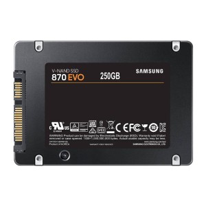 SAMSUNG 250GB MZ-77E250BW 870 EVO SATA 3.0 Okuma Hızı 560MB / Yazma Hızı 530MB