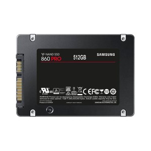 SAMSUNG 512GB MZ-76P512BW 860 PRO SATA 3.0 Okuma Hızı 560MB / Yazma Hızı 530MB SSD