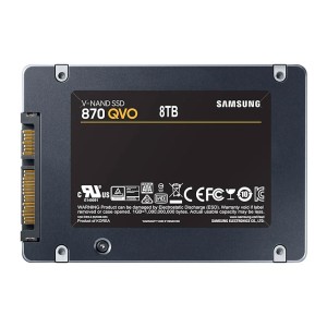 SAMSUNG 8TB MZ-77Q8T0BW 870 QVO SATA 3.0 Okuma Hızı 560MB / Yazma Hızı 530MB SSD