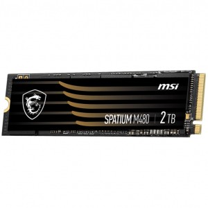 MSI SPATIUM M480 PCIe 4.0 NVMe M.2 2TB SSD Okuma 7000MB / Yazma 5500MB