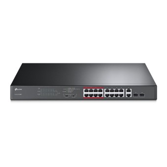 TP-Link Omada TL-SL1218MP 16-Port 10/100Mbps + 2-Port Gigabit Unmanaged PoE Switch