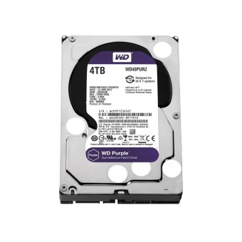 WD Purple 3.5'' 4TB 64MB SATA III 6Gb/s 7/24 Güvenlik