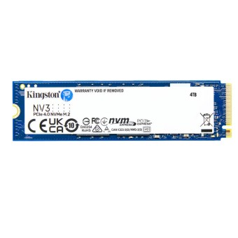 Kingston 4TB NV3 M.2 NVMe SSD Okuma 6000MB / Yazma 5000MB-SNV3S/4000G