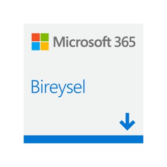 MICROSOFT 365 Bireysel Türkçe/İngilizce Elektronik Lisans 1 YIL 32/64BIT- QQ2-00006