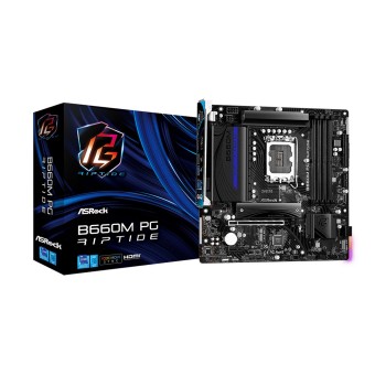 ASROCK Phantom Gaming B660M PG RIPTIDE Intel B660 Soket 1700 DDR4 5333 (OC) mATX Anakart