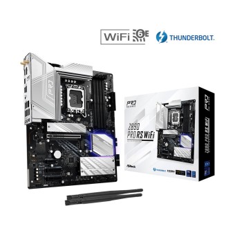 ASRock Z890 Pro RS WiFi Intel LGA1851 Soket 9066+(OC)Mhz DDR5 WiFi 7 ATX Intel Anakart