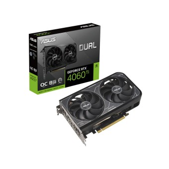 ASUS Dual GeForce RTX 4060 Ti OC Edition V2 8GB GDDR6 DLSS 3 128Bit NVIDIA Ekran Kartı