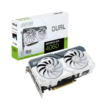 ASUS Dual GeForce RTX 4060 White Edition 8GB GDDR6 128Bit DLSS3 NVIDIA Ekran Kartı