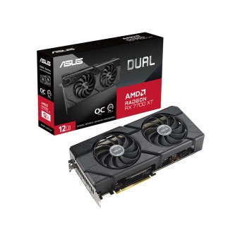 ASUS Dual Radeon RX 7700 XT OC Edition 12GB GDDR6 192bit AMD FSR EKRAN KARTI