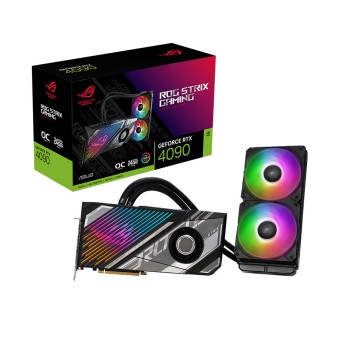 ASUS GeForce ROG STRIX LC RTX4090 O24G GAMING OC GDDR6X 24GB 384Bit DLSS 3 NVIDIA Ekran Kartı