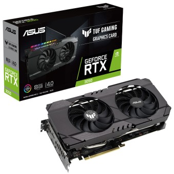 ASUS GEFORCE RTX 3050 TUF-RTX3050-8G-GAMING 8GB GDDR6 128bit OC RGB Nvidia Ekran Kartı