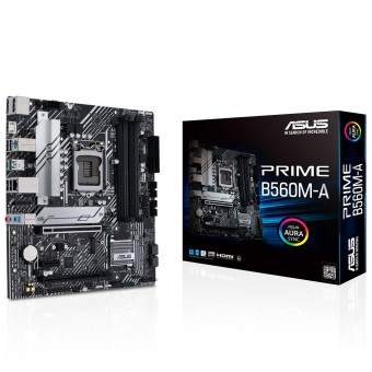 ASUS PRIME B560M-A INTEL B560 Soket 1200 DDR4 5000 Mhz RGB mATX Anakart