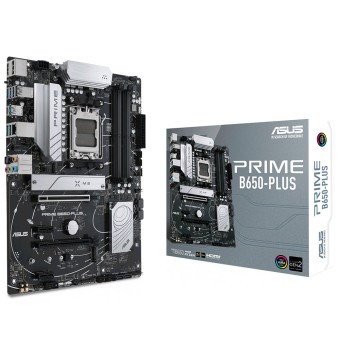 ASUS PRIME B650-PLUS AMD B650 Soket AM5 DDR5 6400MHz (OC) M.2 ATX Anakart