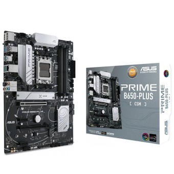 ASUS PRIME B650-PLUS-CSM AMD B650 Soket AM5 DDR5 6400MHz (OC) HDMI DP M.2 ATX Anakart